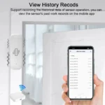 Tuya Smart Life Zigbee Vibration Sensor Drop Tilt Detection Real-Time Motion Shock Alarm For Door Window Security Protection - Image 5