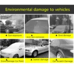 Car Cover Outdoor Protection Full Exterior Snow Cover Sunshade Dustproof Protection Cover Universal for Hatchback Sedan SUV - Image 3