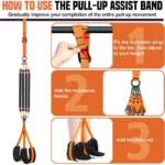 Pull Up Assistance Bands Set Resistance Strap for Pull-ups Assist for Men Women Hanging Training Chin-up Workout Body Stretching - Image 3