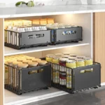 Kitchen Storage Rack Home Seasoning Sorting Rack Bathroom Deep Cabinet Storage Cabinet Internal Basket Pull-out Storage Box - Image 2