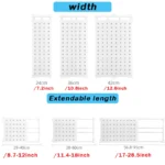 Adjustable Closet Organizer Storage Shelf Wall Mounted Kitchen Rack Space Saving Wardrobe Decorative Shelves Cabinet Holder - Image 6