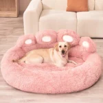 Fluffy Dog Bed Winter Warm Large Pet Products Small Sofa Baskets Pets Kennel Mat Puppy Cats Supplies Basket Blanket Accessories - Image 2