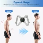 Smart Posture Corrector Back Brace Vibration Reminder Invisible Shoulder Support Adjustable Back Straightener For Adult Kids - Image 6
