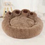 Fluffy Dog Bed Winter Warm Large Pet Products Small Sofa Baskets Pets Kennel Mat Puppy Cats Supplies Basket Blanket Accessories - Image 7