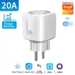 WiFi 20A Socket With Power Monitoring Tuya Smart EU Plug Timer Child Lock Outlet Google Home Alice SmartThings Alexa - Image 10