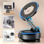 New foldable vacuum adsorption magnetic car phone holder 2025 suction cup dedicated navigation phone holder