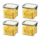 1-4PCS Sealed Jars Kitchen Organizer Grain Storage Boxes Large Capacity Sealed Container Seasoning Jars Set Fresh-keeping Tank - Image 10