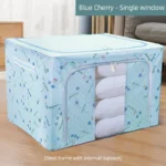Oxford Cloth Storage Box Clothes Closet Organizer Bed Quilt Sheet Blanket Pillow Rack Container Foldable Storage Case - Image 7