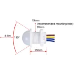 110V 220V Mini Motion Sensor Pir Infrared Motion Sensor Smart Switch Sensor  Smart Home Human Body Automatic Sensor Night Lamp - Image 6