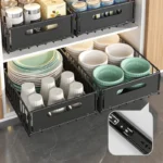 Kitchen Storage Rack Home Seasoning Sorting Rack Bathroom Deep Cabinet Storage Cabinet Internal Basket Pull-out Storage Box - Image 6