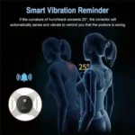 Smart Posture Corrector Back Brace Vibration Reminder Invisible Shoulder Support Adjustable Back Straightener For Adult Kids - Image 4