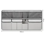 Car trunk storage bag SUV car seat back hanging bag Multi functional storage mesh bag Car interior storage items - Image 5